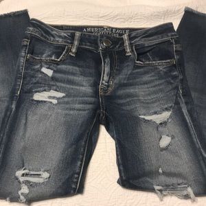 American Eagle Super Stretch Jegging Crop, size 4